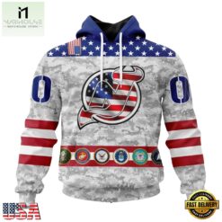 NHL New Jersey Devils Armed Forces Appreciation Design Hoodie, T Shirt, NHL 3D Game Day Tee Nhl New Jersey Devils Armed Forces Appreciation Design Hoodie T Shirt 1