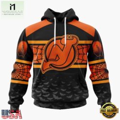 NHL New Jersey Devils Halloween Design Personalized Hoodie, T Shirt, Sweatshirt, NHL 3D Game Day Tee Nhl New Jersey Devils Halloween Design Personalized Hoodie T Shirt Sweatshirt 1