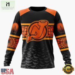 NHL New Jersey Devils Halloween Design Personalized Hoodie, T Shirt, Sweatshirt, NHL 3D Game Day Tee Nhl New Jersey Devils Halloween Design Personalized Hoodie T Shirt Sweatshirt 2