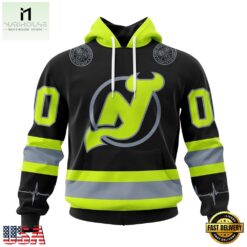 NHL New Jersey Devils Specialized With FireFighter Uniforms Color Hoodie, T Shirt, NHL 3D Game Day Tee Nhl New Jersey Devils Specialized With Firefighter Uniforms Color Hoodie T Shirt 1
