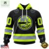 NHL New York Islanders Specialized With FireFighter Uniforms Color Hoodie, T Shirt, NHL 3D Game Day Tee Nhl New York Islanders Specialized With Firefighter Uniforms Color Hoodie T Shirt 1
