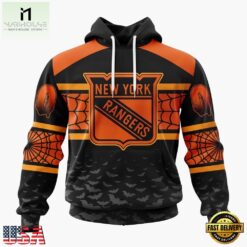 NHL New York Rangers Halloween Design Personalized Hoodie, T Shirt, Sweatshirt, NHL 3D Game Day Tee Nhl New York Rangers Halloween Design Personalized Hoodie T Shirt Sweatshirt 1
