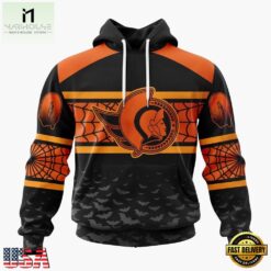 NHL Ottawa Senators Halloween Design Personalized Hoodie, T Shirt, Sweatshirt, NHL 3D Game Day Tee Nhl Ottawa Senators Halloween Design Personalized Hoodie T Shirt Sweatshirt 1
