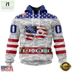 NHL Philadelphia Flyers Armed Forces Appreciation Design Hoodie, T Shirt, NHL 3D Game Day Tee Nhl Philadelphia Flyers Armed Forces Appreciation Design Hoodie T Shirt 1