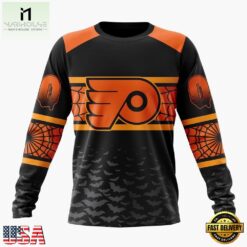 NHL Philadelphia Flyers Halloween Design Personalized Hoodie, T Shirt, Sweatshirt, NHL 3D Game Day Tee Nhl Philadelphia Flyers Halloween Design Personalized Hoodie T Shirt Sweatshirt 2