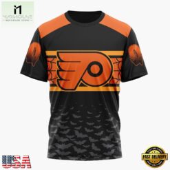 NHL Philadelphia Flyers Halloween Design Personalized Hoodie, T Shirt, Sweatshirt, NHL 3D Game Day Tee Nhl Philadelphia Flyers Halloween Design Personalized Hoodie T Shirt Sweatshirt 3