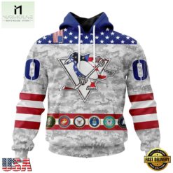 NHL Pittsburgh Penguins Armed Forces Appreciation Design Hoodie, T Shirt, NHL 3D Game Day Tee Nhl Pittsburgh Penguins Armed Forces Appreciation Design Hoodie T Shirt 1