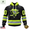 NHL Pittsburgh Penguins Specialized With FireFighter Uniforms Color Hoodie, T Shirt, NHL 3D Game Day Tee Nhl Pittsburgh Penguins Specialized With Firefighter Uniforms Color Hoodie T Shirt 1