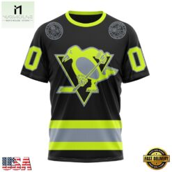NHL Pittsburgh Penguins Specialized With FireFighter Uniforms Color Hoodie, T Shirt, NHL 3D Game Day Tee Nhl Pittsburgh Penguins Specialized With Firefighter Uniforms Color Hoodie T Shirt 4