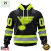 NHL St. Louis Blues Specialized With FireFighter Uniforms Color Hoodie, T Shirt, NHL 3D Game Day Tee Nhl ST Louis Blues Specialized With Firefighter Uniforms Color Hoodie T Shirt 1