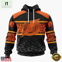NHL Tampa Bay Lightning Halloween Design Personalized Hoodie, T Shirt, Sweatshirt, NHL 3D Game Day Tee Nhl Tampa Bay Lightning Halloween Design Personalized Hoodie T Shirt Sweatshirt 1