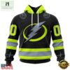 NHL Tampa Bay Lightning Specialized With FireFighter Uniforms Color Hoodie, T Shirt, NHL 3D Game Day Tee Nhl Tampa Bay Lightning Specialized With Firefighter Uniforms Color Hoodie T Shirt 1