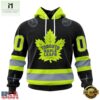 NHL Toronto Maple Leafs Specialized With FireFighter Uniforms Color Hoodie, T Shirt, NHL 3D Game Day Tee Nhl Toronto Maple Leafs Specialized With Firefighter Uniforms Color Hoodie T Shirt 1