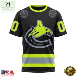 NHL Vancouver Canucks Specialized With FireFighter Uniforms Color Hoodie, T Shirt, NHL 3D Game Day Tee Nhl Vancouver Canucks Specialized With Firefighter Uniforms Color Hoodie T Shirt 4