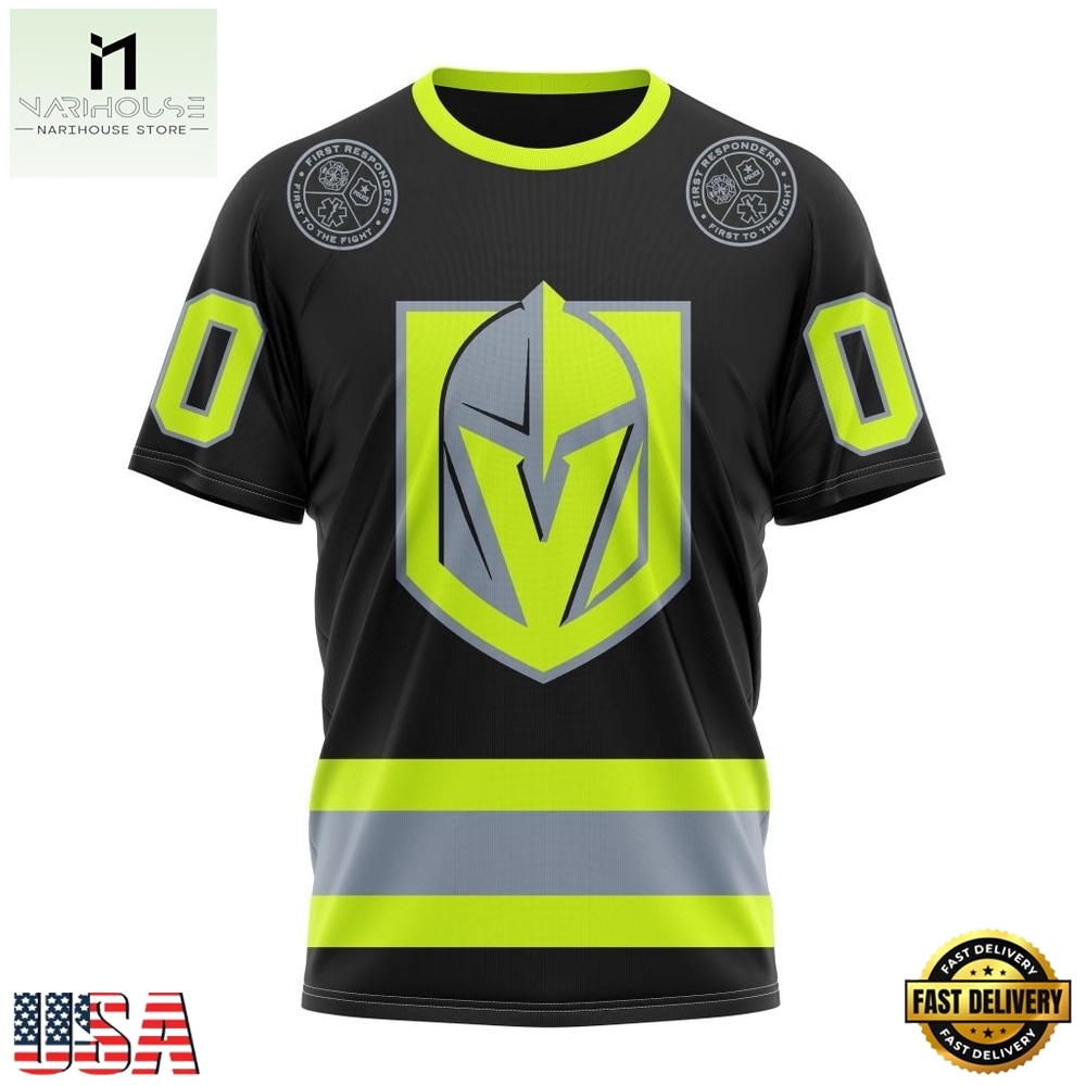 NHL Vegas Golden Knights Specialized With FireFighter Uniforms Color Hoodie, T Shirt, NHL 3D Game Day Tee NHL Vegas Golden Knights Specialized With FireFighter Uniforms Color Hoodie, T Shirt, NHL 3D Game Day Tee