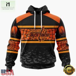 NHL Washington Capitals Halloween Design Personalized Hoodie, T Shirt, Sweatshirt, NHL 3D Game Day Tee Nhl Washington Capitals Halloween Design Personalized Hoodie T Shirt Sweatshirt 1