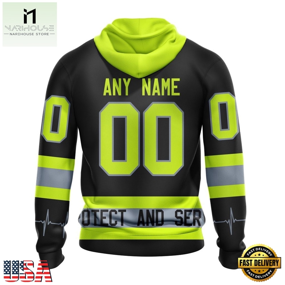 NHL Winnipeg Jets Specialized With FireFighter Uniforms Color Hoodie, T Shirt, NHL 3D Game Day Tee Nhl Winnipeg Jets Specialized With Firefighter Uniforms Color Hoodie T Shirt 2