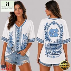 North Carolina Tar Heels NCAA Collegiate Pride Collection V Neck T Shirt, NCAA College V Neck Tee North Carolina Tar Heels Ncaa Collegiate Pride Collection V Neck T Shirt