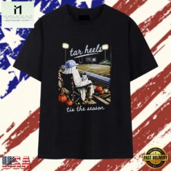 North Carolina Tar Heels ‘Tis the Season Ghost T Shirt, Stylish 2D Graphic Shirt North Carolina Tar Heels Tis The Season Ghost T Shirt