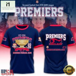 Norwood Redlegs Football Club 2026 SANFL Premiers Limited Edition T Shirt, Hot 3D Shirt Trend Norwood Redlegs Football Club 2026 Sanfl Premiers Limited Edition T Shirt