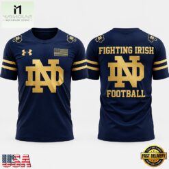 Notre Dame Fighting Irish Football Shamrock Series 2026 T Shirt, Hot 3D Shirt Trend Notre Dame Fighting Irish Football Shamrock Series 2026 T Shirt