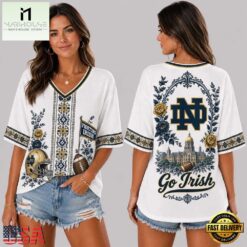 Notre Dame Fighting Irish NCAA Collegiate Pride Collection V Neck T Shirt, NCAA College V Neck Tee Notre Dame Fighting Irish Ncaa Collegiate Pride Collection V Neck T Shirt