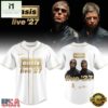 Oasis Live ’27 Limited Edition Signature White Baseball Jersey, Concert Baseball Jersey Oasis Live 27 Limited Edition Signature White Baseball Jersey