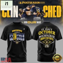 OCTOBER MILWAUKEE BREWERS Win Our Way 2026 Limited Edition T Shirt, Hot 3D Shirt Trend October Milwaukee Brewers Win Our Way 2026 Limited Edition T Shirt