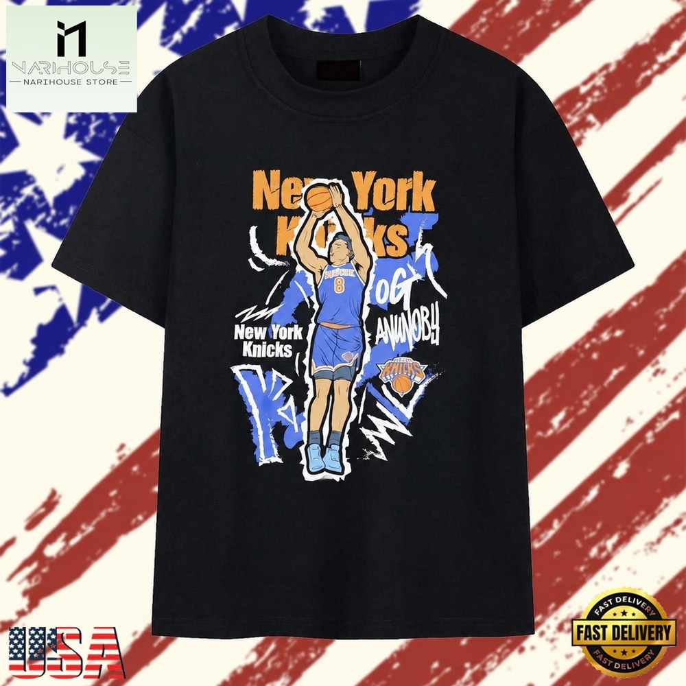 OG Anunoby New York Knicks 8 Player NBA T Shirt, Stylish 2D Graphic Shirt OG Anunoby New York Knicks 8 Player NBA T Shirt, Stylish 2D Graphic Shirt