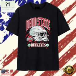 Ohio State Buckeyes Football Helmet NCAA T Shirt, Stylish 2D Graphic Shirt Ohio State Buckeyes Football Helmet Ncaa T Shirt