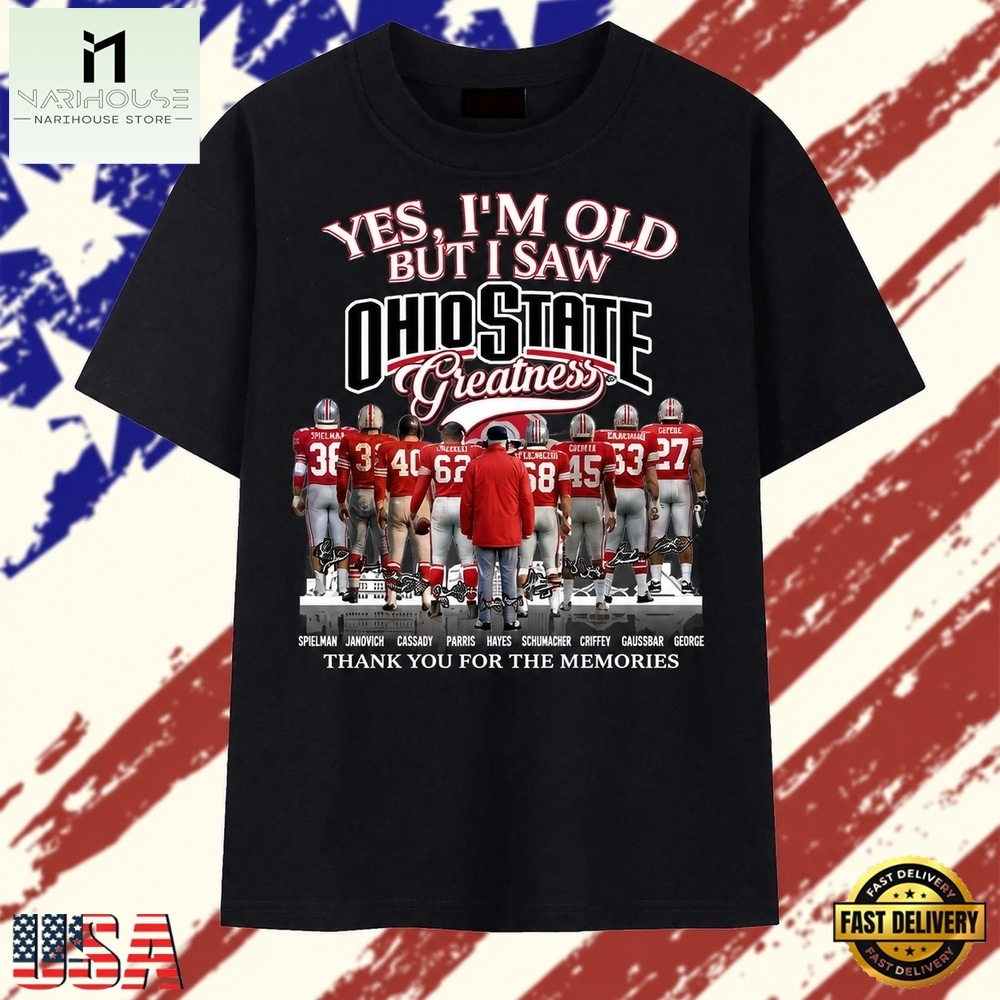 Ohio State Buckeyes Greatness Vintage Football Legends Graphic T Shirt, Stylish 2D Graphic Shirt Ohio State Buckeyes Greatness Vintage Football Legends Graphic T Shirt, Stylish 2D Graphic Shirt