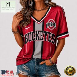 Ohio State Buckeyes NCAA Rivalry Game Spirit V neck T Shirt, NCAA College V Neck Tee Ohio State Buckeyes Ncaa Rivalry Game Spirit V Neck T Shirt