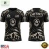 Ohio State Buckeyes x Military Appreciation T Shirt, Hot 3D Shirt Trend Ohio State Buckeyes X Military Appreciation T Shirt