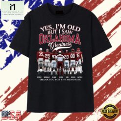 Oklahoma Sooners Football Legends Thank You For The Memories T Shirt, Stylish 2D Graphic Shirt Oklahoma Sooners Football Legends Thank You For The Memories T Shirt