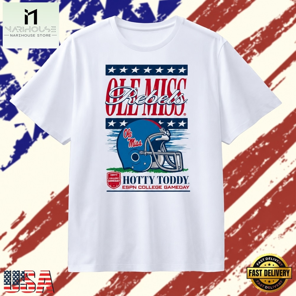 Ole Miss Rebels Hotty Toddy ESPN College Gameday T Shirt, Stylish 2D Graphic Shirt Ole Miss Rebels Hotty Toddy ESPN College Gameday T Shirt, Stylish 2D Graphic Shirt