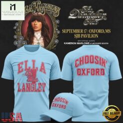 Ole Miss Rebels x Ella Langley The Dandelion Tour 2026 T Shirt, Popular 3D Music Tee Ole Miss Rebels X Ella Langley The Dandelion Tour 2026 T Shirt