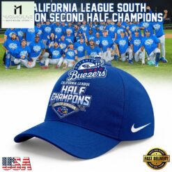 Ontario Tower Buzzers California League South Division Second Half Champions Cap, Trending Cap Style Ontario Tower Buzzers California League South Division Second Half Champions Cap