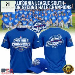 Ontario Tower Buzzers California League South Division Second Half Champions T Shirt, Hot 3D Shirt Trend Ontario Tower Buzzers California League South Division Second Half Champions T Shirt