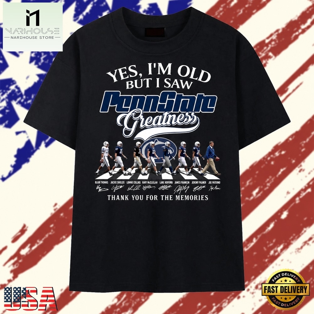 Penn State Nittany Lions Greatness Abbey Road Signatures Football 2026 T Shirt, Stylish 2D Graphic Shirt Penn State Nittany Lions Greatness Abbey Road Signatures Football 2026 T Shirt, Stylish 2D Graphic Shirt