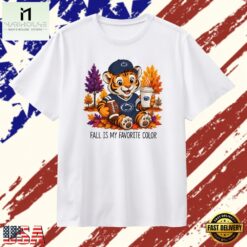Penn State Nittany Lions Tiger Fall Is My Favorite Color T Shirt, Stylish 2D Graphic Shirt Penn State Nittany Lions Tiger Fall IS MY Favorite Color T Shirt