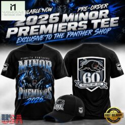 Penrith Panthers 2026 Minor Premiers Exclusive 3D Shirt, Hot 3D Shirt Trend Penrith Panthers 2026 Minor Premiers Exclusive 3D Shirt