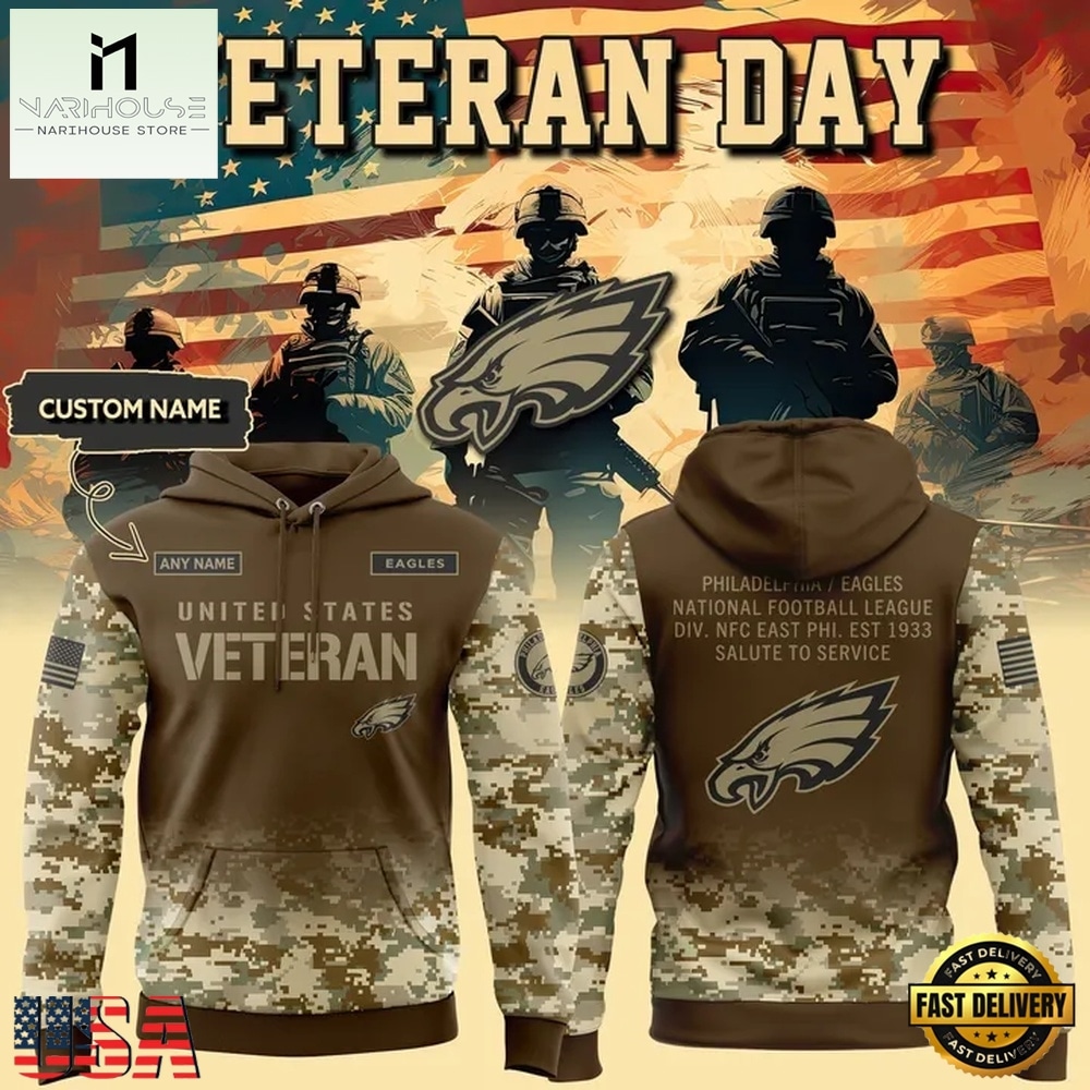 Philadelphia Eagles Camo 2026 Salute to Service Veterans Day Hoodie, Hot 3D Shirt Trend Philadelphia Eagles Camo 2026 Salute to Service Veterans Day Hoodie, Hot 3D Shirt Trend