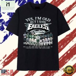 Philadelphia Eagles Greatness Legends Signatures Vintage Football T Shirt, Stylish 2D Graphic Shirt Philadelphia Eagles Greatness Legends Signatures Vintage Football T Shirt