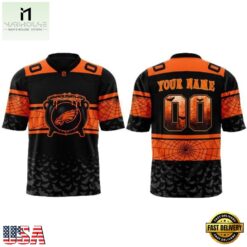 Philadelphia Eagles Happy Halloween Day 2026 Personalized Football Jersey, Trending Football Shirt Philadelphia Eagles Happy Halloween Day 2026 Personalized Football Jersey