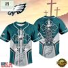 Philadelphia Eagles NFL Blessed Beyond The Score Baseball Jersey, NFL Game Day Jersey 2 Philadelphia Eagles NFL Blessed Beyond The Score Baseball Jersey, NFL Game Day Jersey Philadelphia Eagles Nfl Blessed Beyond The Score Baseball Jersey