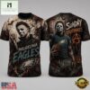 Philadelphia Eagles NFL Michael Myers Sunday Nightmares Horror Halloween 3D T Shirt, NFL Sporty Shirt Philadelphia Eagles Nfl Michael Myers Sunday Nightmares Horror Halloween 3D T Shirt