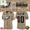 Philadelphia Eagles NFL Salute To Service 2026 Custom Name & Number New Football Jersey, Trending Football Shirt Philadelphia Eagles Nfl Salute TO Service 2026 Custom Name Number New Football Jersey