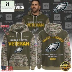 Philadelphia Eagles NFL Salute To Service 2026 Limited Edition Hoodie, Hot 3D Shirt Trend Philadelphia Eagles Nfl Salute TO Service 2026 Limited Edition Hoodie