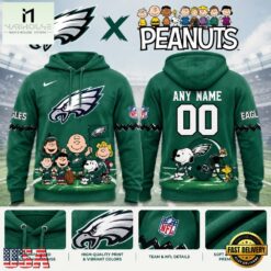 Philadelphia Eagles x Peanuts Night 2026 Personalized Hoodie, Hot 3D Shirt Trend Philadelphia Eagles X Peanuts Night 2026 Personalized Hoodie