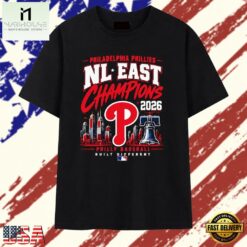 Philadelphia Phillies 2026 NL East Champions Philly Baseball Built Different T Shirt, Stylish 2D Graphic Shirt Philadelphia Phillies 2026 NL East Champions Philly Baseball Built Different T Shirt